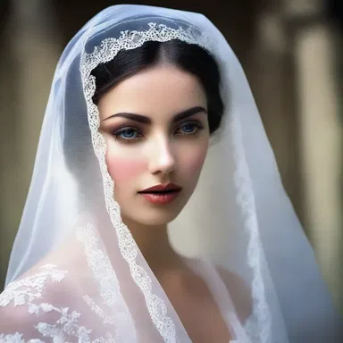She would often wear a veil to mystify her lover, adding an air of mystery and allure to their romantic encounters.
