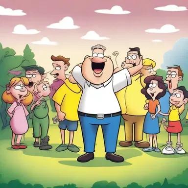 The unpredictable antics of the cartoon characters mystify the viewers.