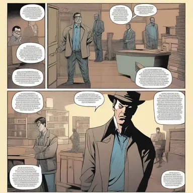 The complex storyline and unexpected plot twists in the comic book mystify the readers.