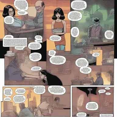 The complex storyline and unexpected plot twists in the comic book mystify the readers.