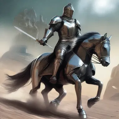 In the science fiction novel, the varlet traveled through time to assist the futuristic knights.