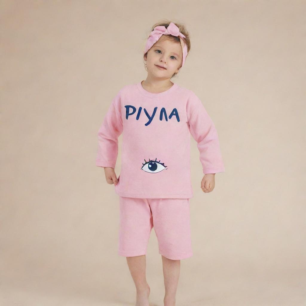 Design an eye-catching brand logo for a pajamas company. The logo should be thematic and include the brand name 'PIYAMA.POY'