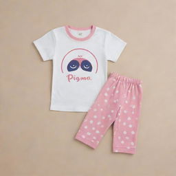 Design an eye-catching brand logo for a pajamas company. The logo should be thematic and include the brand name 'PIYAMA.POY'