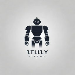 Create a dynamic logo for a clothing brand, incorporating a robust robot theme. Use modern design elements to evoke a sense of innovation and style.