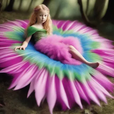 In the magical world of elves and fairies, the marabou feathers are used to create enchanted flying carpets that transport the characters through the air.