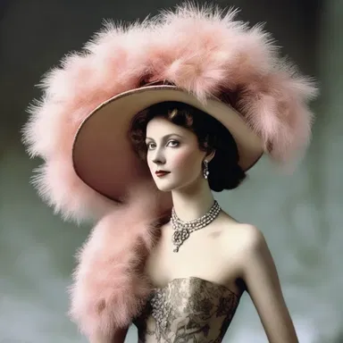 During the Victorian era, marabou feathers were commonly used as decorations on extravagant hats, adding an element of opulence and sophistication.
