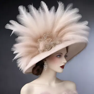During the Victorian era, marabou feathers were commonly used as decorations on extravagant hats, adding an element of opulence and sophistication.