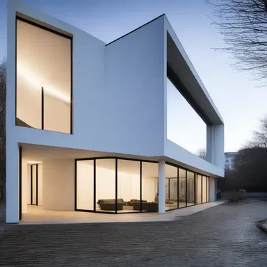 The architect used the mot juste to characterize the building as 'modern and minimalist'.