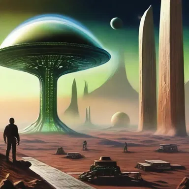 In the science fiction novel, the author described the alien civilization's use of spectrographic technology to communicate.