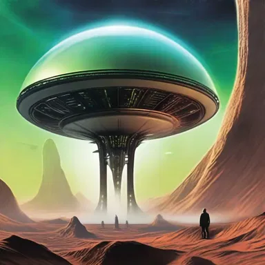 In the science fiction novel, the author described the alien civilization's use of spectrographic technology to communicate.