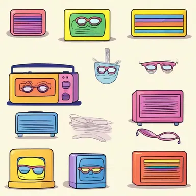 In the animated TV show, the spectrographic glasses allowed the characters to see hidden messages in the form of colorful patterns.