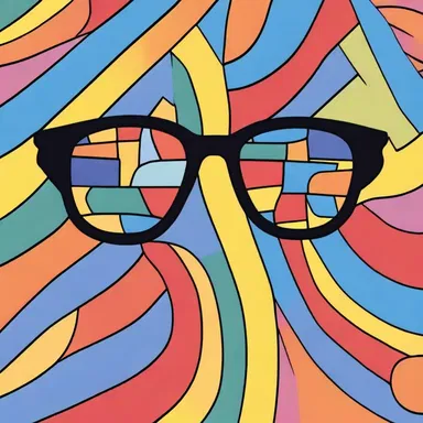 In the animated TV show, the spectrographic glasses allowed the characters to see hidden messages in the form of colorful patterns.