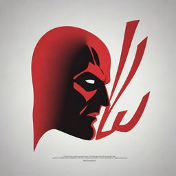 Create a poster featuring the word 'Daredevil' in a bold and striking font, giving a powerful emotion. The author's name, 'Abhishek Anand Jha', should be printed at the bottom in a smaller yet clear font.