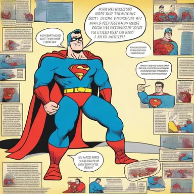 In the comic strip, the superhero's secret power is actually pravastatin! It helps him fight against the evil cholesterol villains.