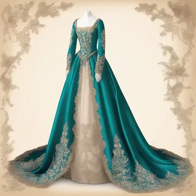 The author vividly described the princess's gown, dyed with a rare raddle pigment, in his fantasy novel.