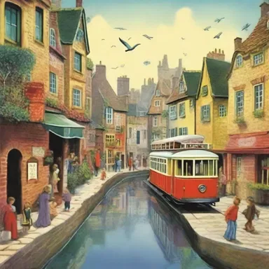 The author used vivid descriptions to raddle the reader's imagination and transport them to a different world.