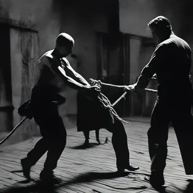 In the horror movie, the villain used ropes to raddle the limbs of the terrified victims and restrict their movement.