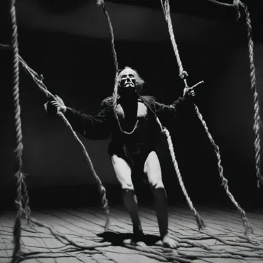 In the horror movie, the villain used ropes to raddle the limbs of the terrified victims and restrict their movement.