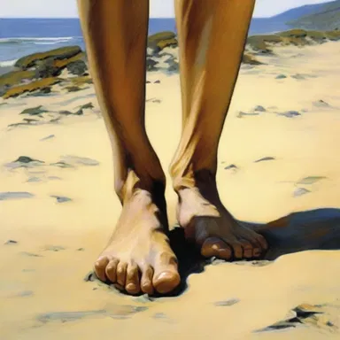 In the classic novel, the protagonist's feet were galled after walking barefoot for miles.