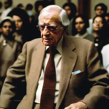 The film portrayed the elder statesman as a respected advisor, guiding the young and inexperienced leaders through challenging times.