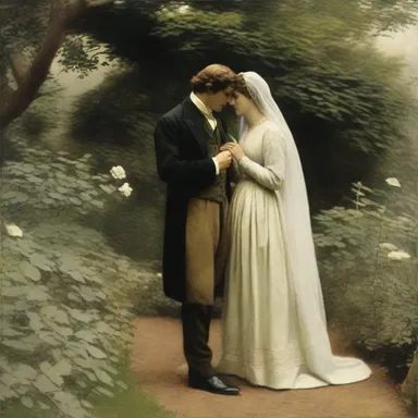 The recusant lovers secretly met in a hidden garden, away from prying eyes.