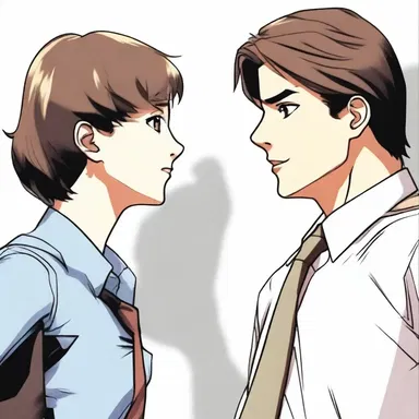 In the novel, the protagonist's colleague bootlicks their supervisor to get promoted to a higher position.