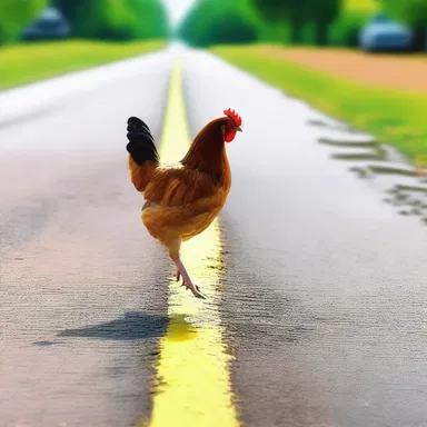 Why did the bootlick cross the road? To flatter the chicken on the other side and gain its favor!