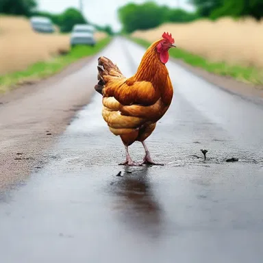 Why did the bootlick cross the road? To flatter the chicken on the other side and gain its favor!