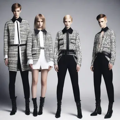 The fashion designer aimed to incorporate edgy elements inspired by riffraff into their latest collection.