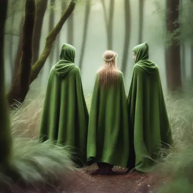 In the mystical forest, the elves used the awns of grasses to weave enchanting cloaks.