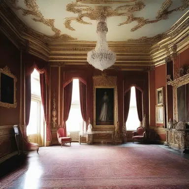 The excessive expenditure on lavish decorations in the mansion led to dissipation of the owner's fortune.