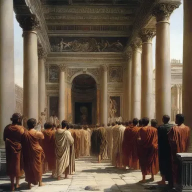 During the Roman Empire, the decadence and dissipation of the ruling class contributed to its eventual downfall.