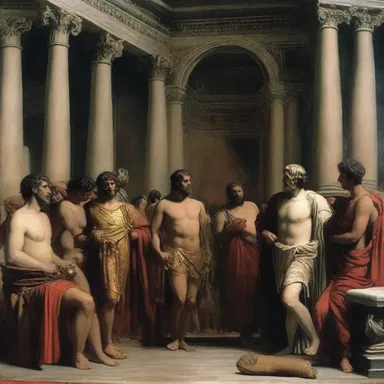 During the Roman Empire, the decadence and dissipation of the ruling class contributed to its eventual downfall.