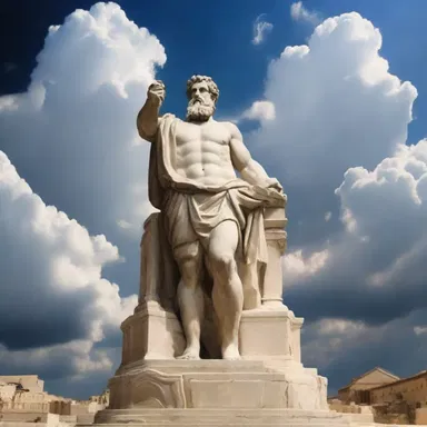 In Greek mythology, Zeus caused the dissipation of clouds to reveal his divine presence.