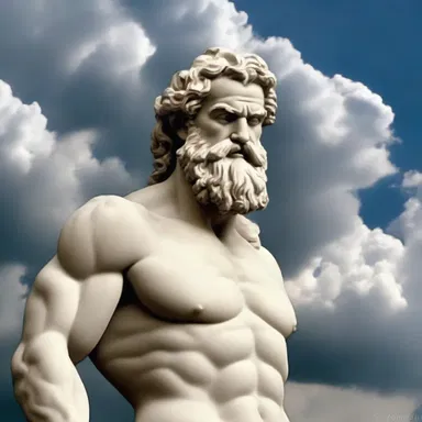 In Greek mythology, Zeus caused the dissipation of clouds to reveal his divine presence.