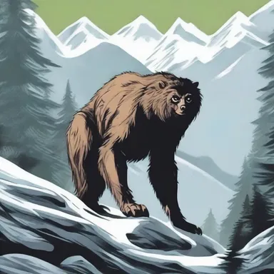 The author wrote a thrilling tale about a group of adventurers searching for a hidden cryptid in the mountains.