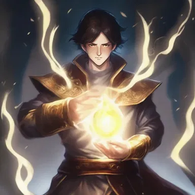 The protagonist's corneum glowed with an otherworldly aura as he summoned his magic powers to defeat the enemy.