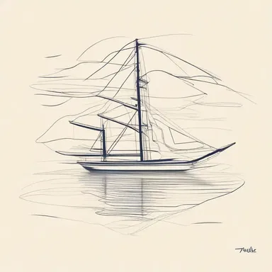 The artist used the cursor to carefully position each stroke in the digital painting.