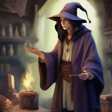 In the land of magic and potions, the young sorcerer used his powers to ligate wounds and heal his companions.