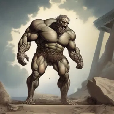 In ancient Greek mythology, the giant Cyclops would scranch bones as it devoured its prey.