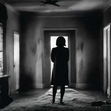 In the horror movie, tension filled the air and caused the audience to quiver in fear with each suspenseful scene.