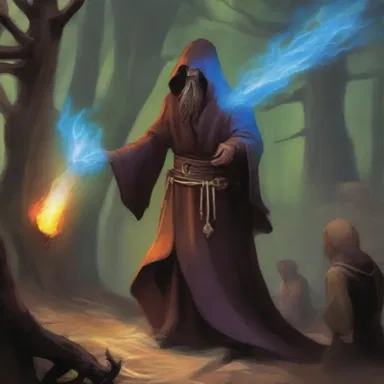 The sorcerer conjured a spell that caused a quiver of dread to surge through the villagers.