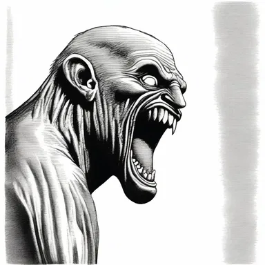 The author described the character's voice quivering with fear.
