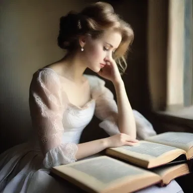 Her heart quivered with anticipation as she turned the pages of the romantic novel.
