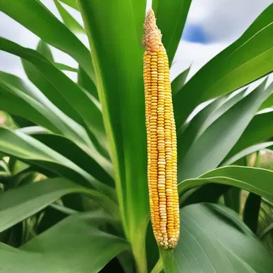 The sacred maize plant holds great significance in many indigenous cultures, symbolizing fertility and sustenance.