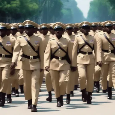 The director incorporated a powerful marching scene to depict the determination and unity of the characters in the movie.