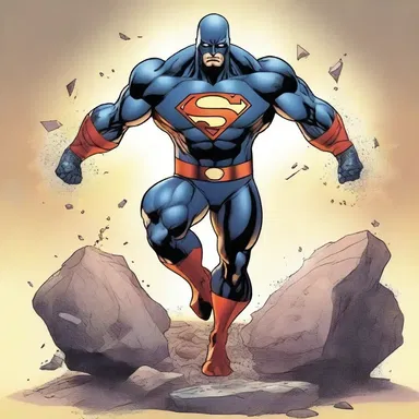 The superhero's arch-nemesis used a binary compound consisting of two rare minerals to gain incredible superhuman strength.