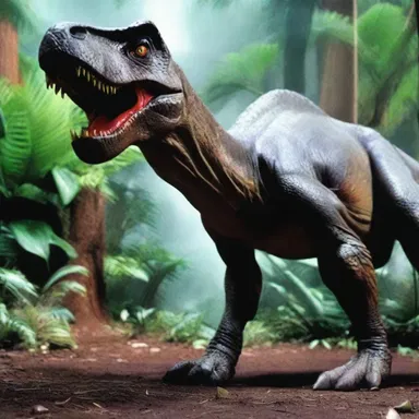 The film 'Jurassic Park' showcases dinosaurs with lobate feet, illustrating their bird-like characteristics and evolutionary history.