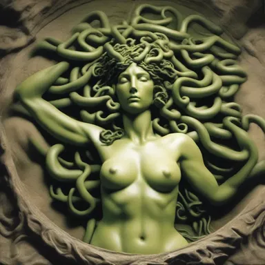 The unappealing creature from Greek mythology, Medusa, turned anyone who looked at her into stone.