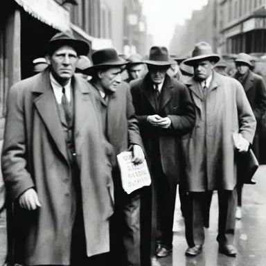The unappealing conditions and lack of resources during the Great Depression led to widespread unemployment and poverty in the United States.